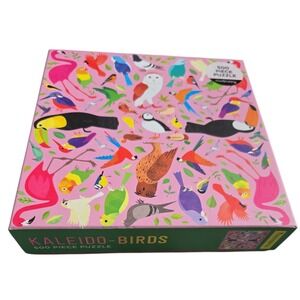 Galison KALEIDO-BIRDS 500 piece puzzle jigsaw COMPLETE